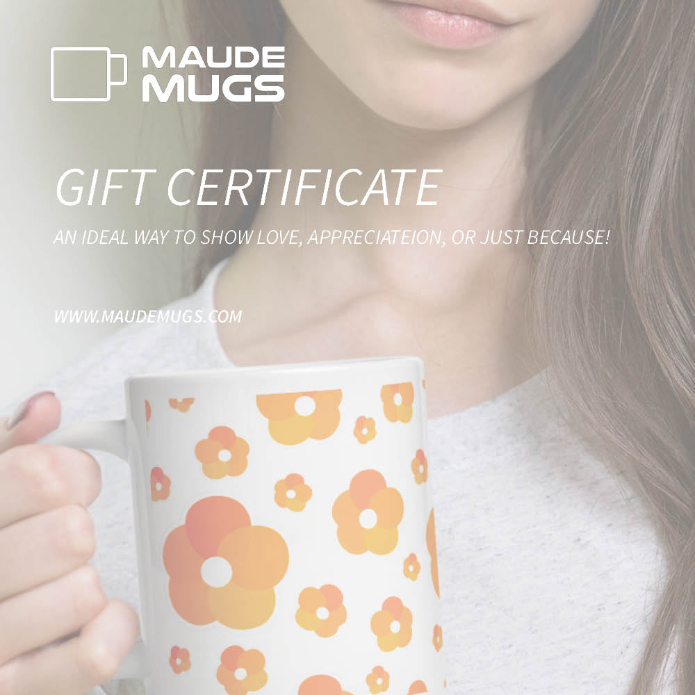 Maude Mugs gift cards