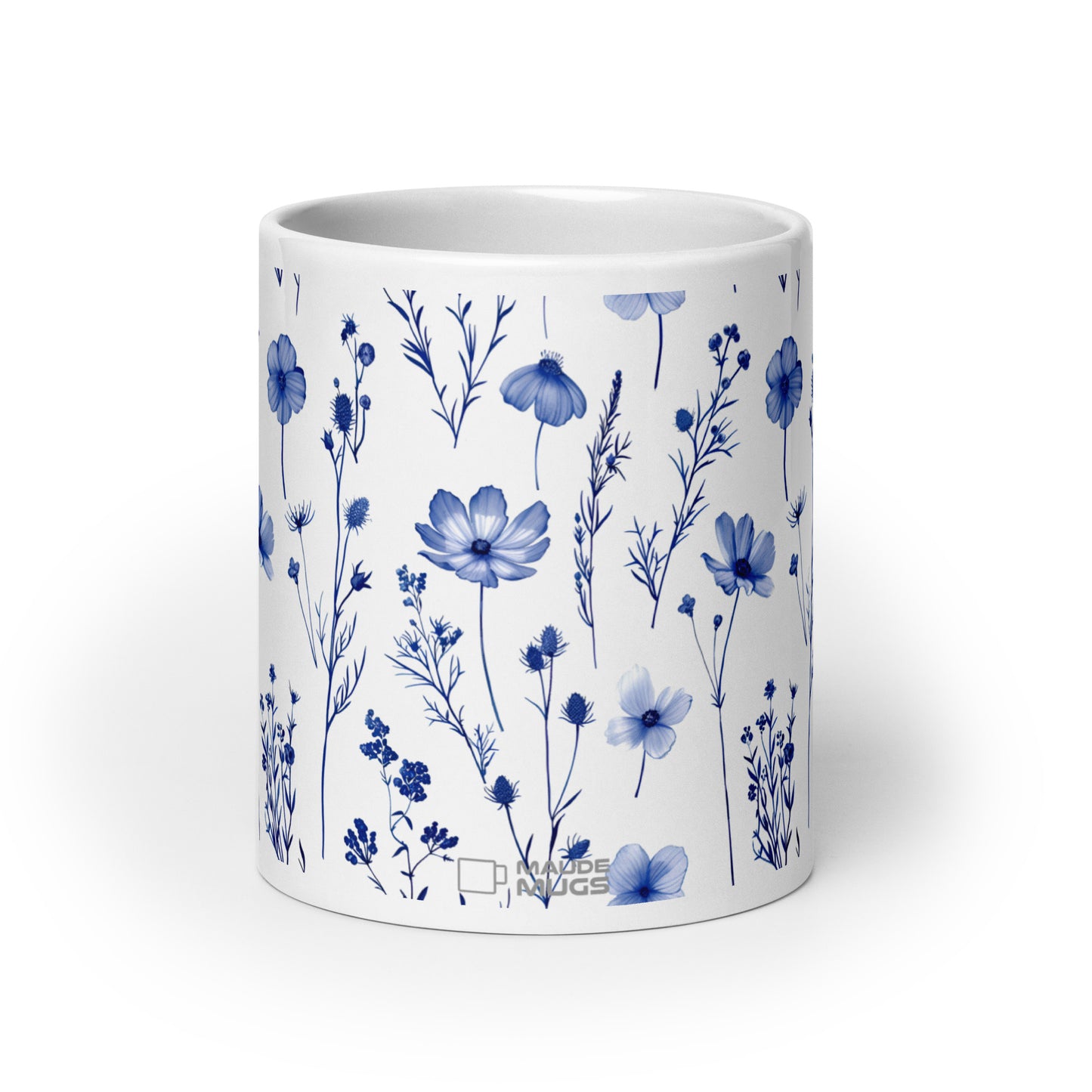 Dutchy — Meadow ceramic coffee mug - 20oz - front view