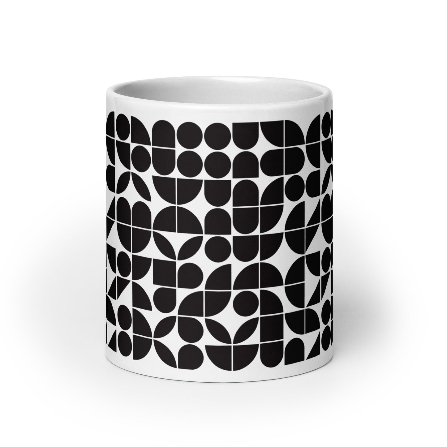 Mauderno Cog ceramic coffee mug - 20 oz - front view