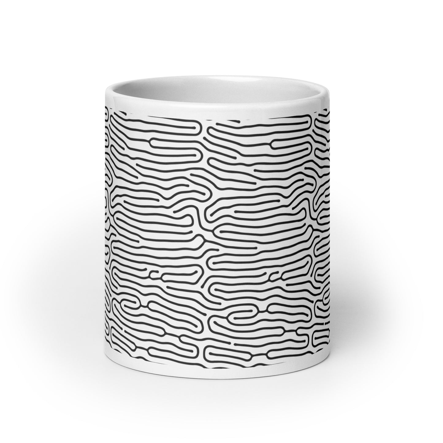 Turing Run ceramic coffee mug - 20 oz - front view