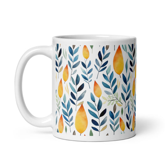 Understory — Dusk ceramic coffee mug - 11oz - handle on left