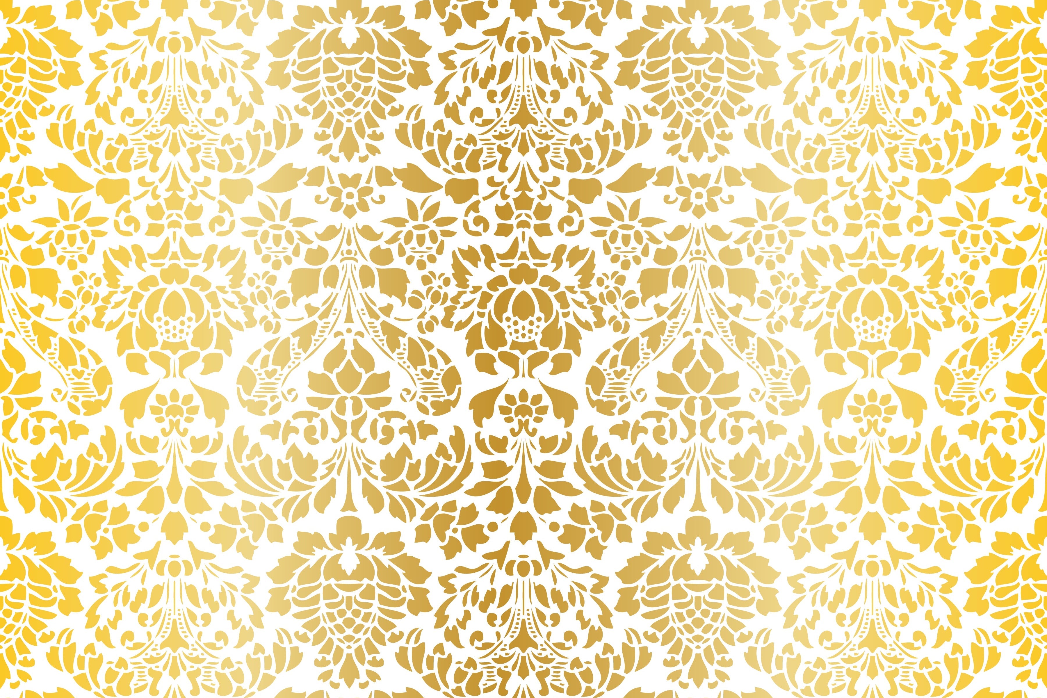 ass, sort of yellow objects, including dishes, clothing, furniture, flowers, mugs, etc.