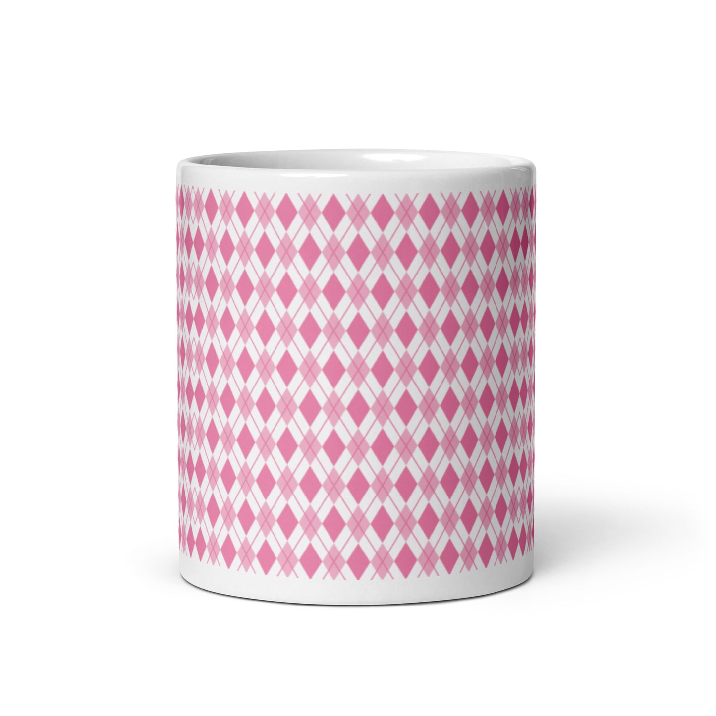 Argyle — Petal ceramic coffee mug - 11oz - front