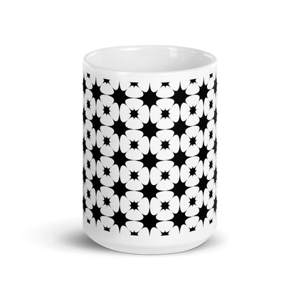 Axiom Bloom ceramic coffee mug - 15 oz - front view