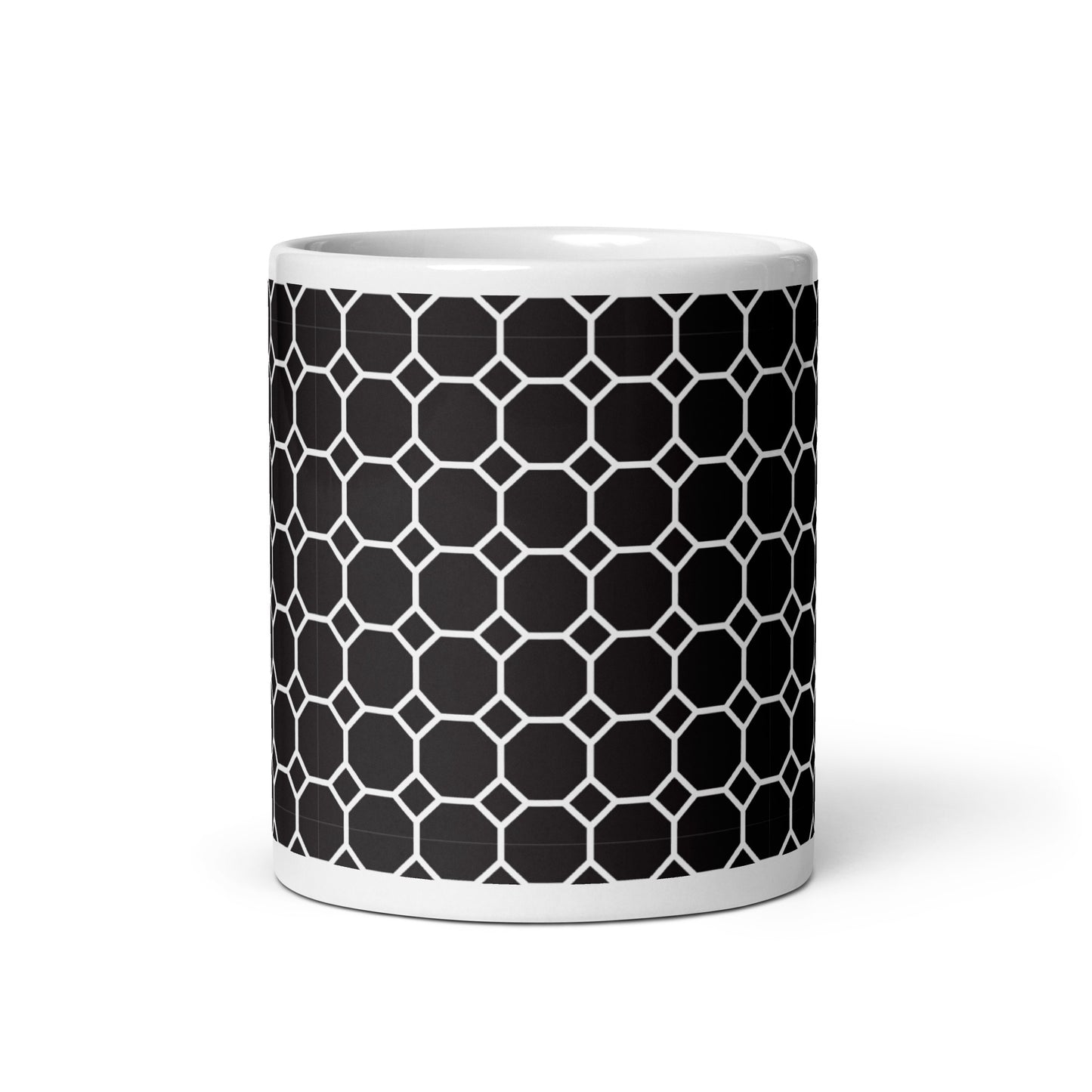 Axiom Cell ceramic coffee mug - 11 oz - front view