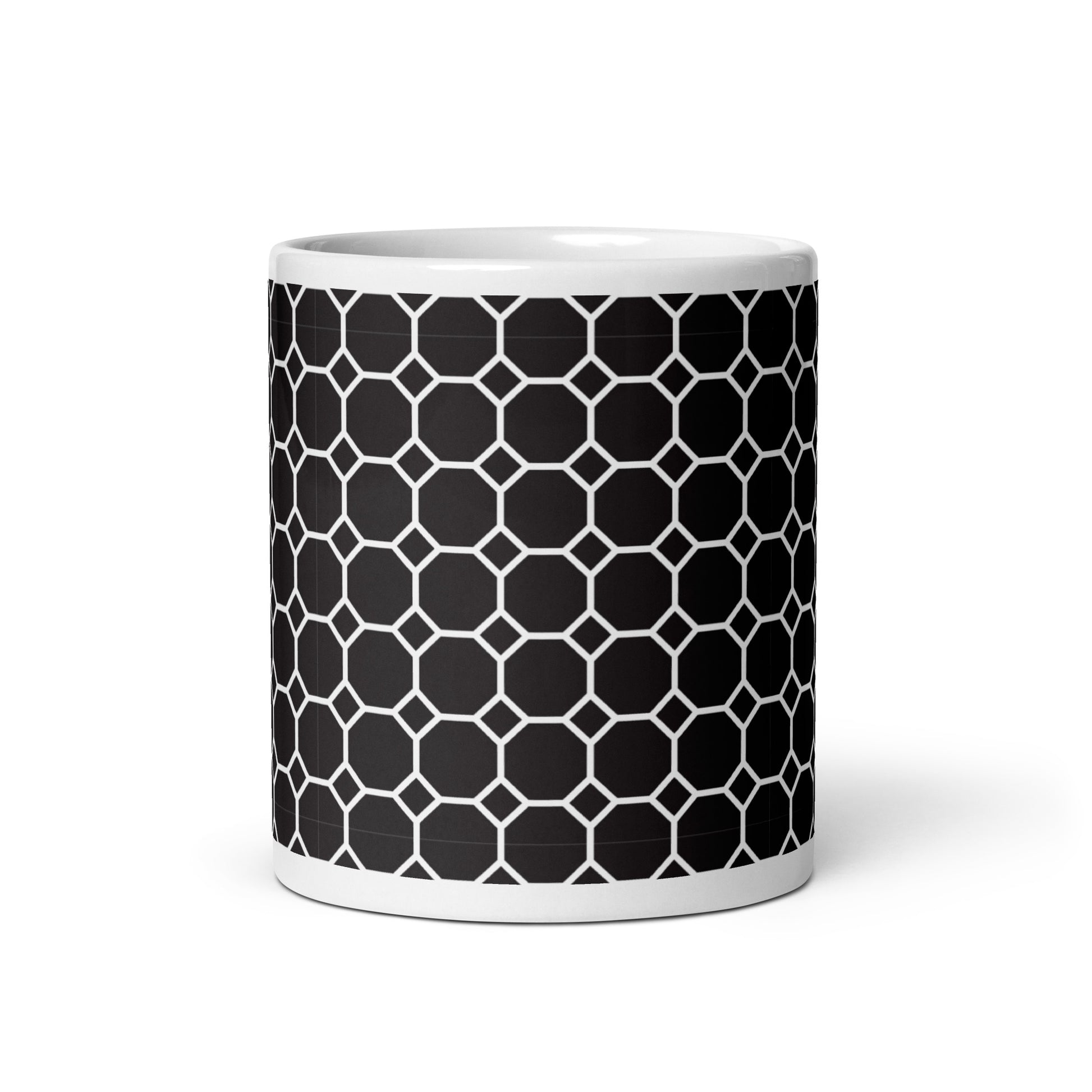 Axiom Cell ceramic coffee mug - 11 oz - front view