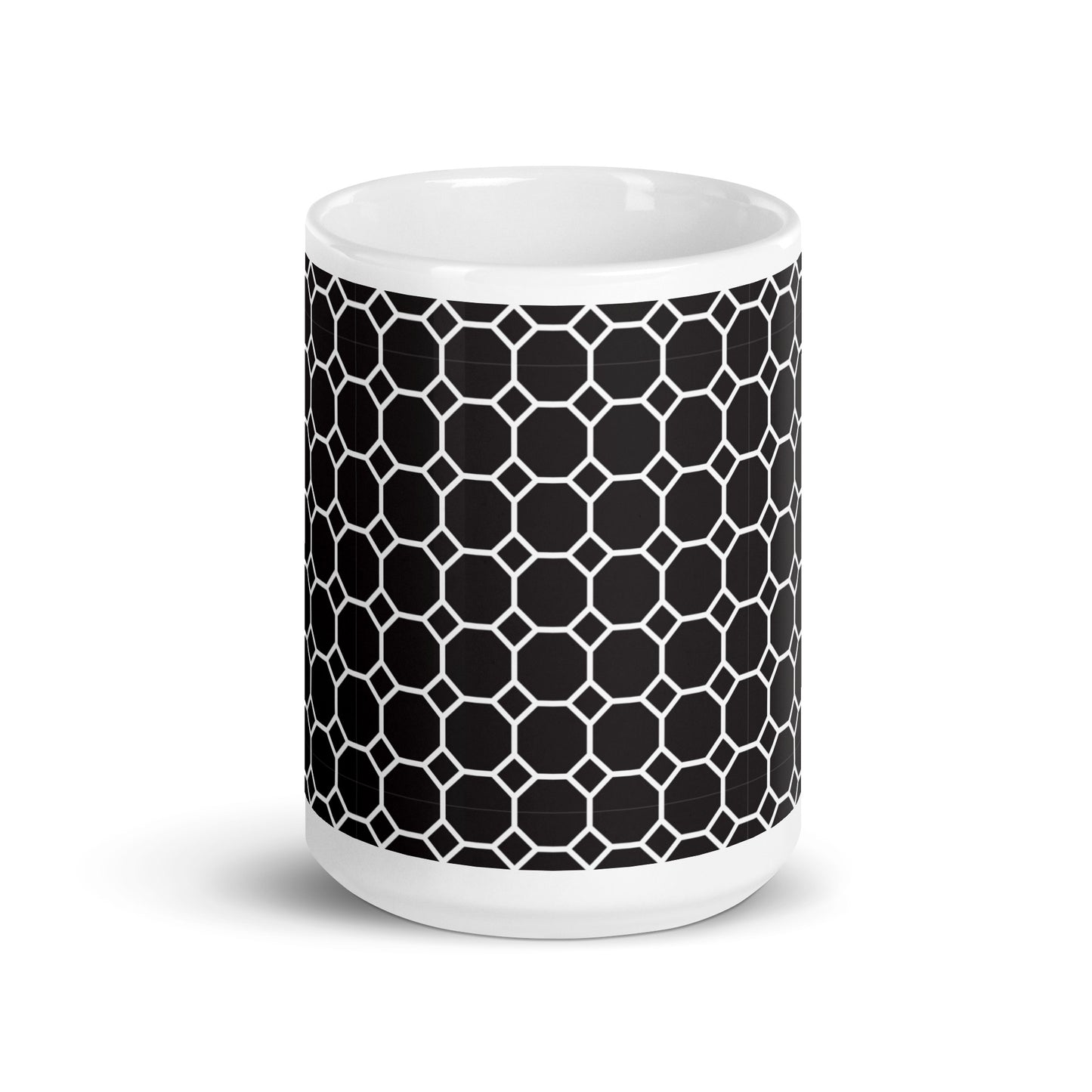 Axiom Cell ceramic coffee mug - 15 oz - front view