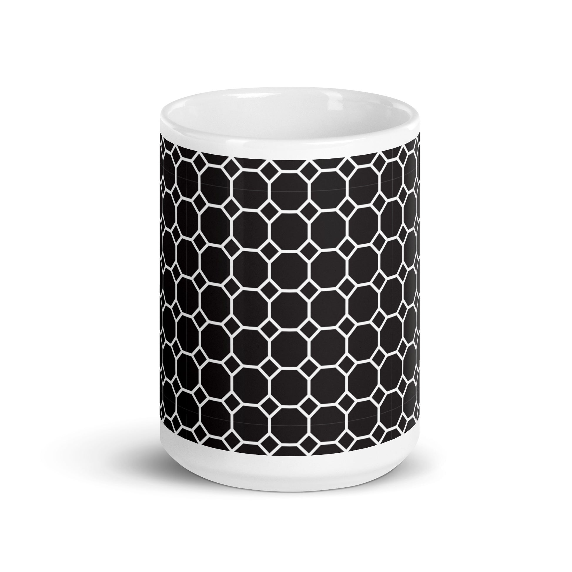 Axiom Cell ceramic coffee mug - 15 oz - front view