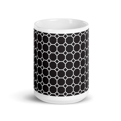 Axiom Cell ceramic coffee mug - 15 oz - front view