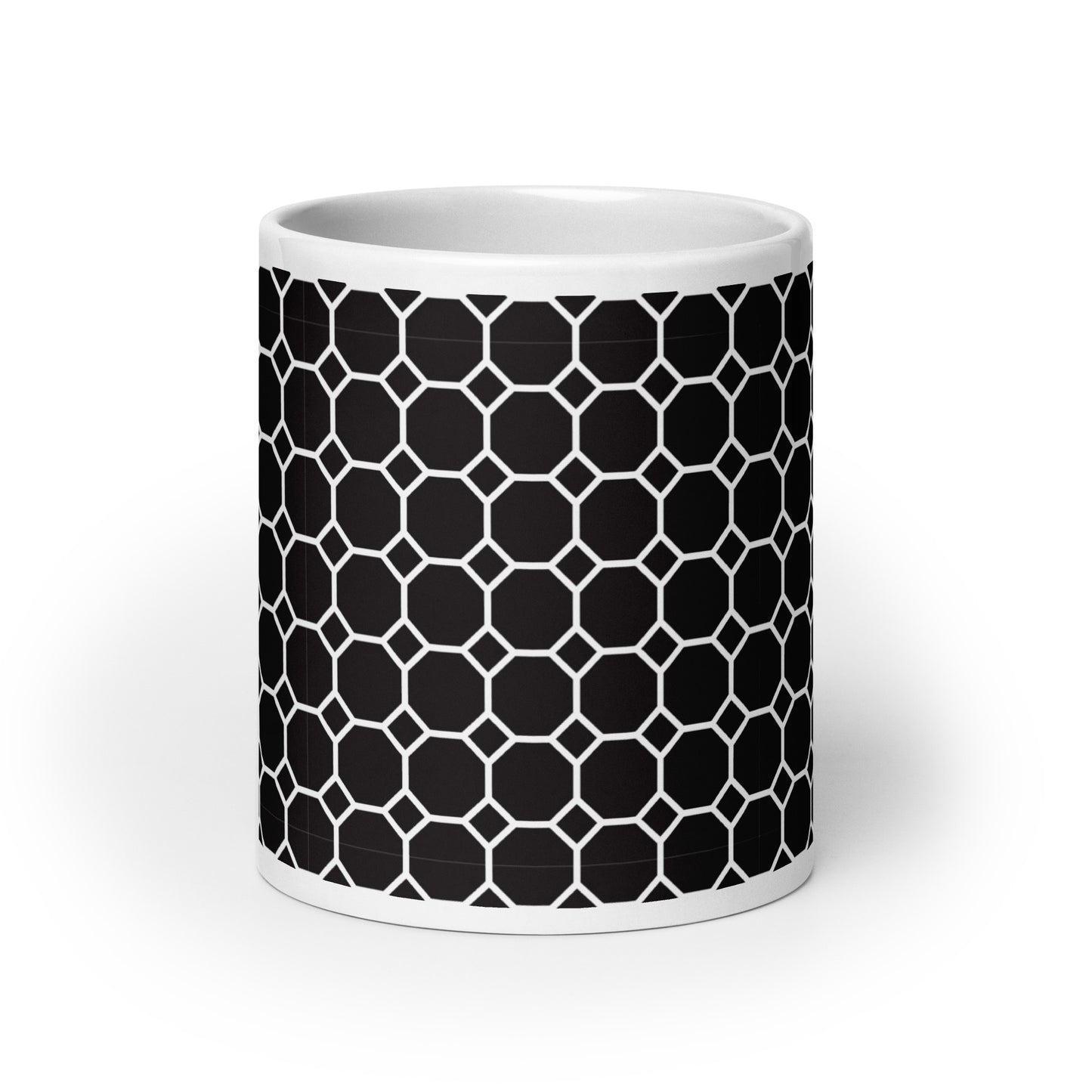 Axiom Cell ceramic coffee mug - 20 oz - front view