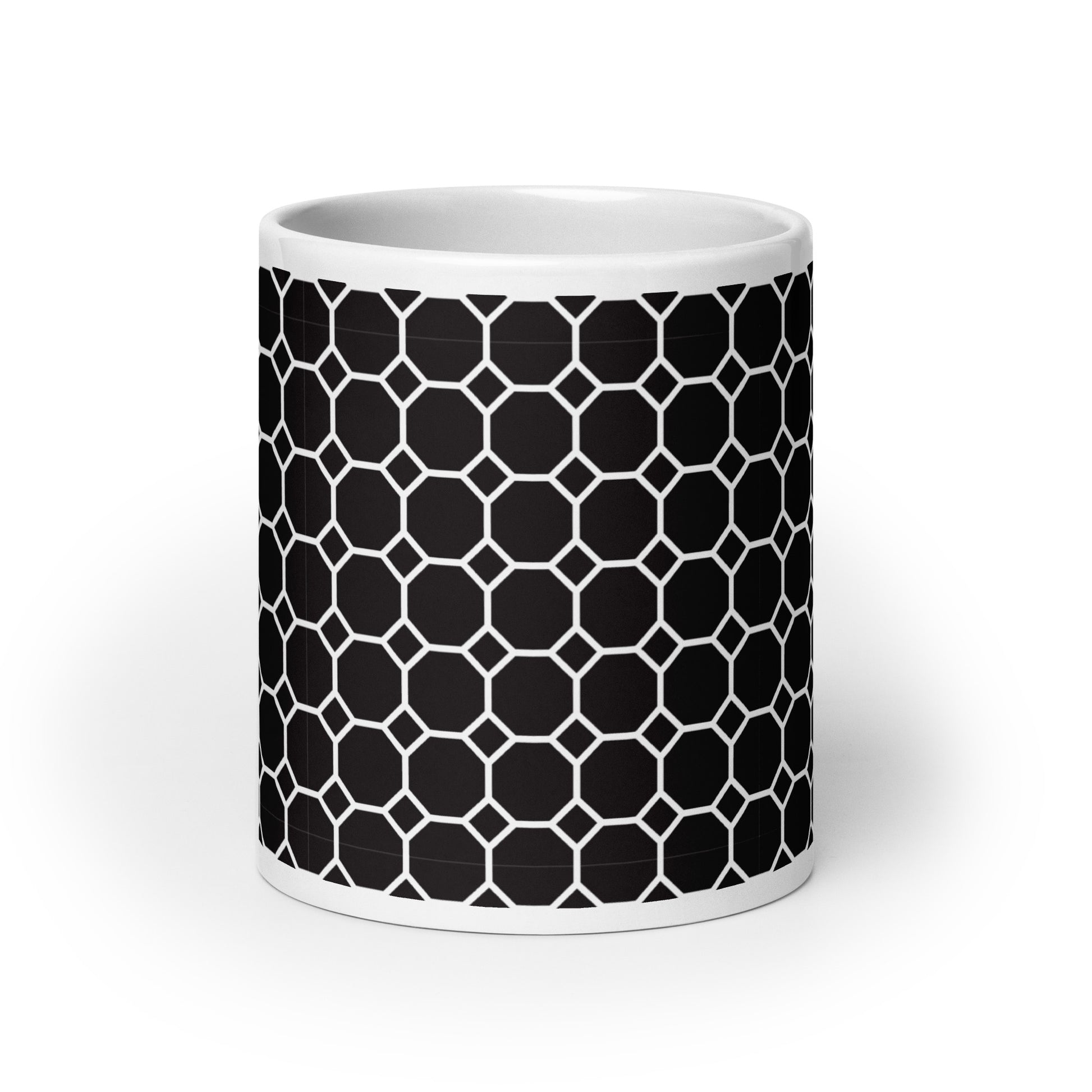 Axiom Cell ceramic coffee mug - 20 oz - front view