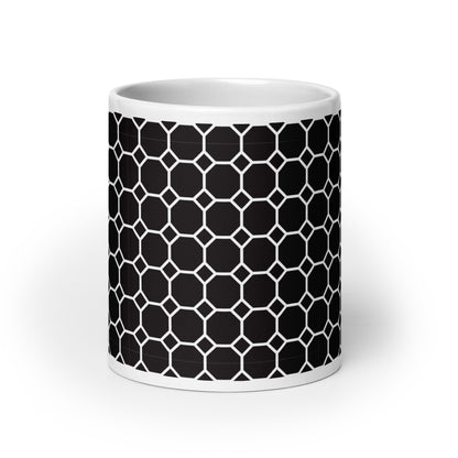 Axiom Cell ceramic coffee mug - 20 oz - front view