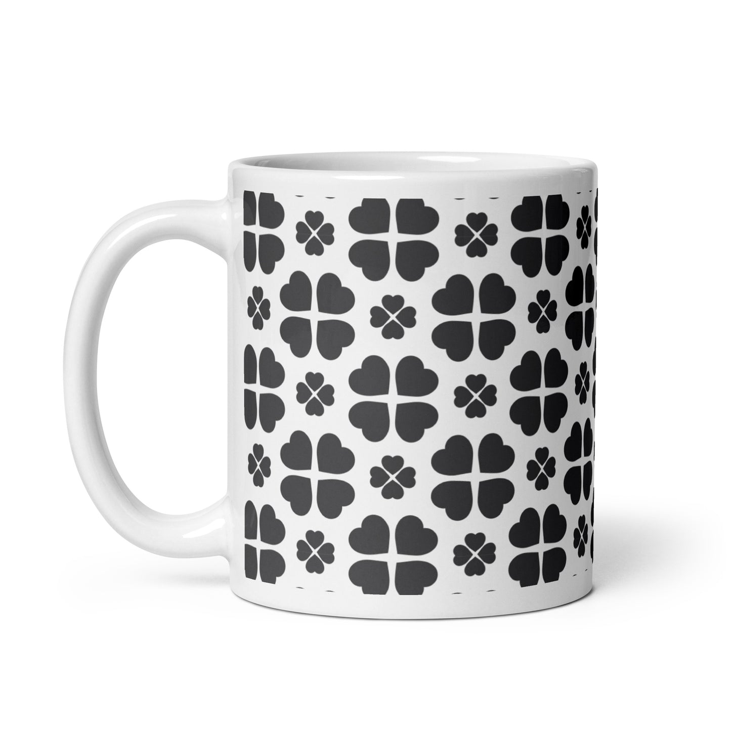 Axiom Club ceramic coffee mug - 11 oz - handle on left