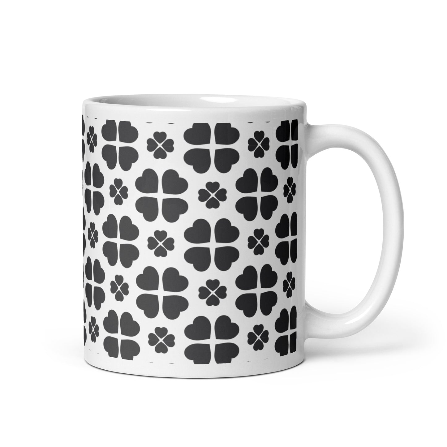 Axiom Club ceramic coffee mug - 11 oz - handle on right