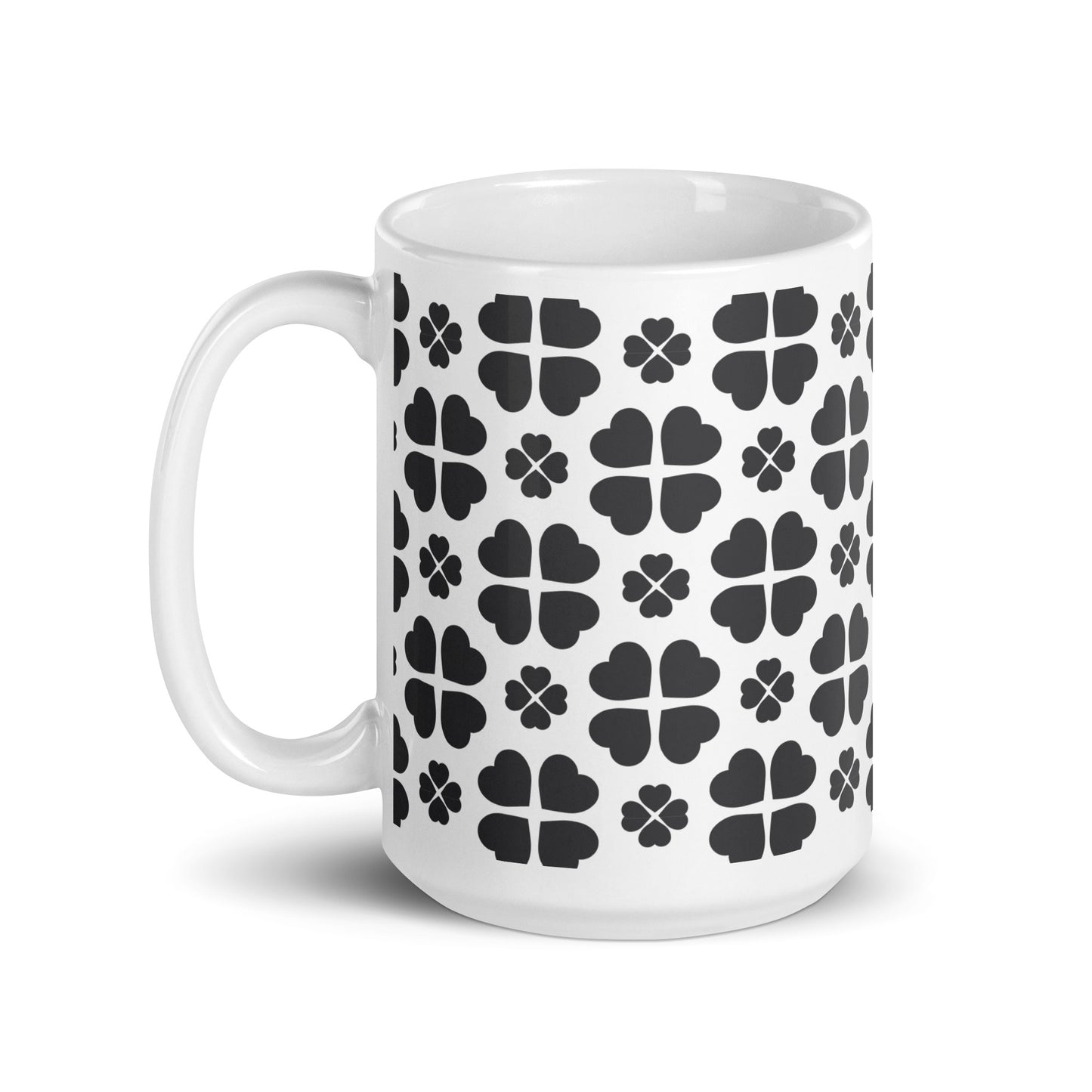 Axiom Club ceramic coffee mug - 15 oz - handle on left