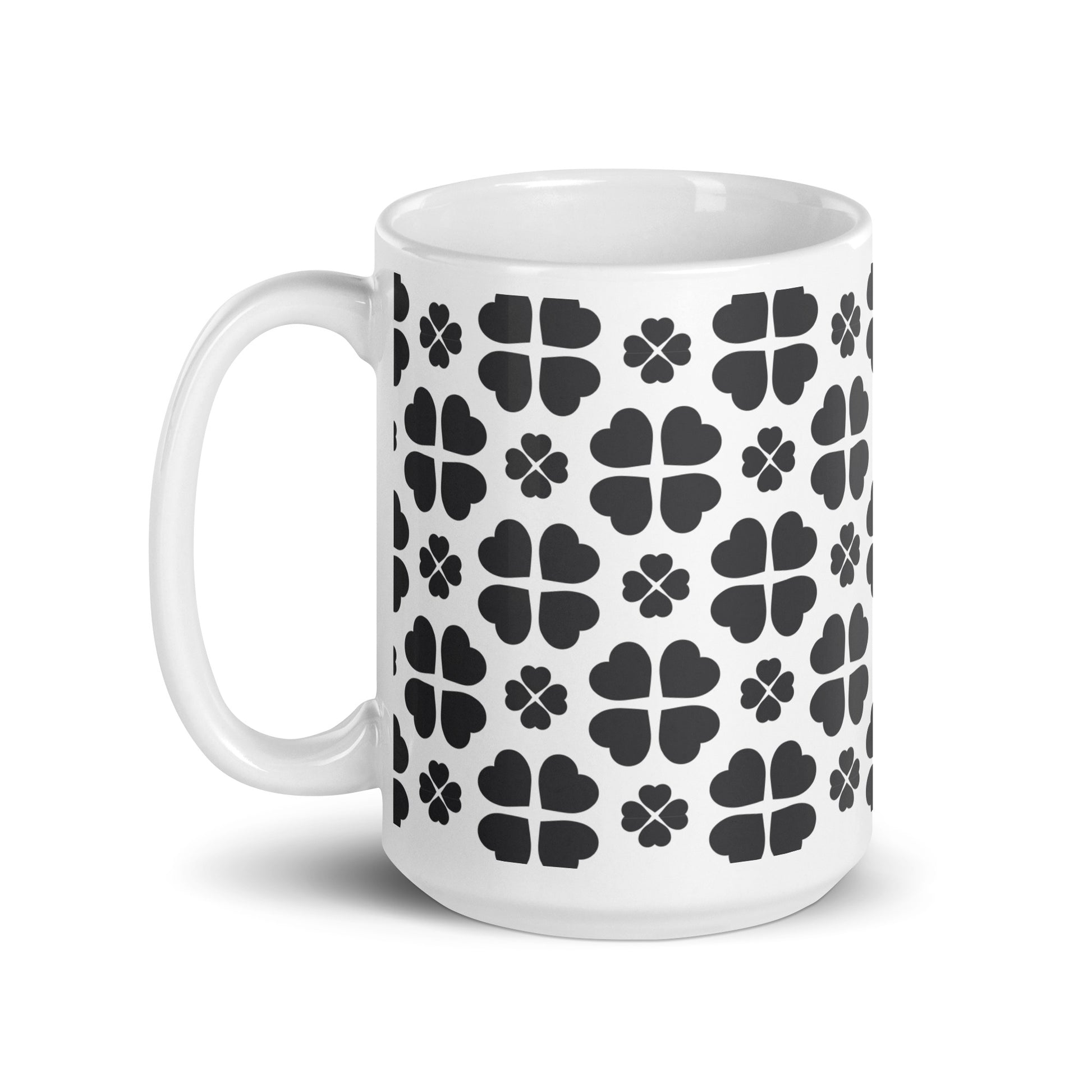 Axiom Club ceramic coffee mug - 15 oz - handle on left