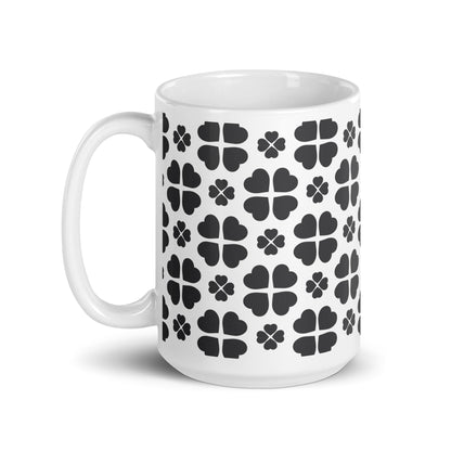 Axiom Club ceramic coffee mug - 15 oz - handle on left