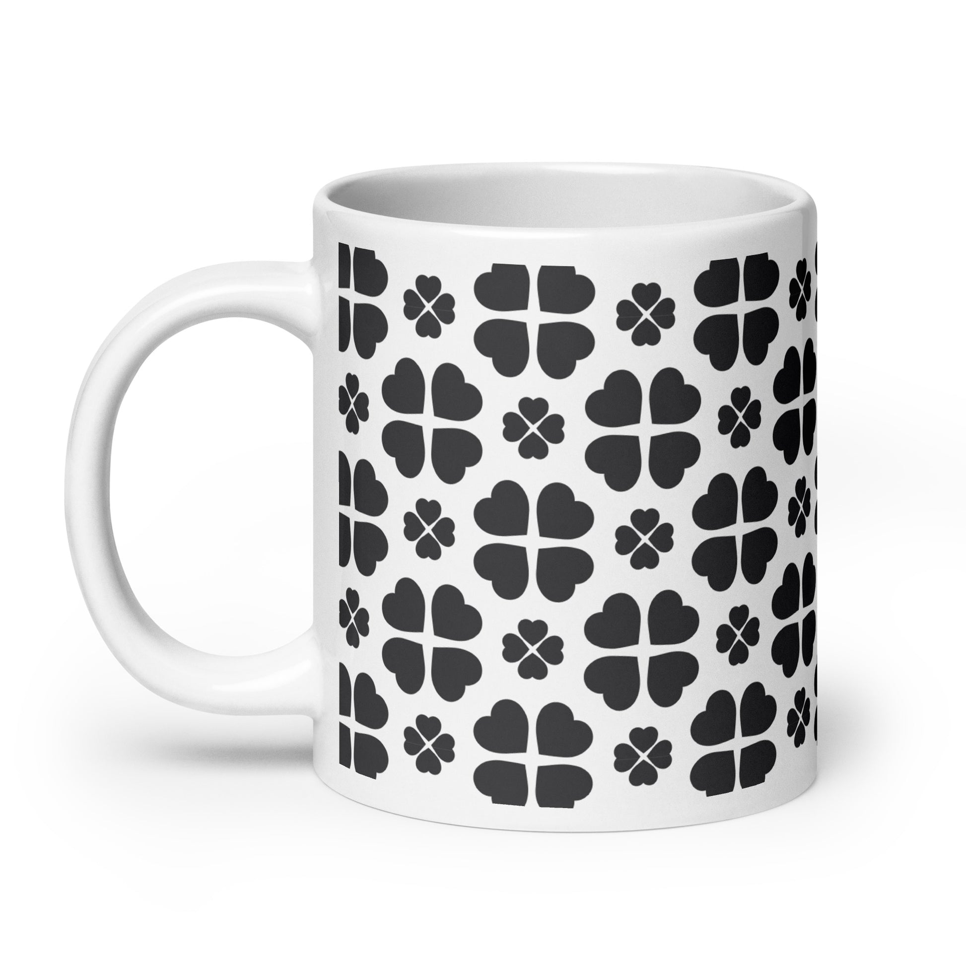 Axiom Club ceramic coffee mug - 20 oz - handle on left