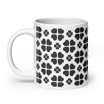 Axiom Club ceramic coffee mug - 20 oz - handle on left