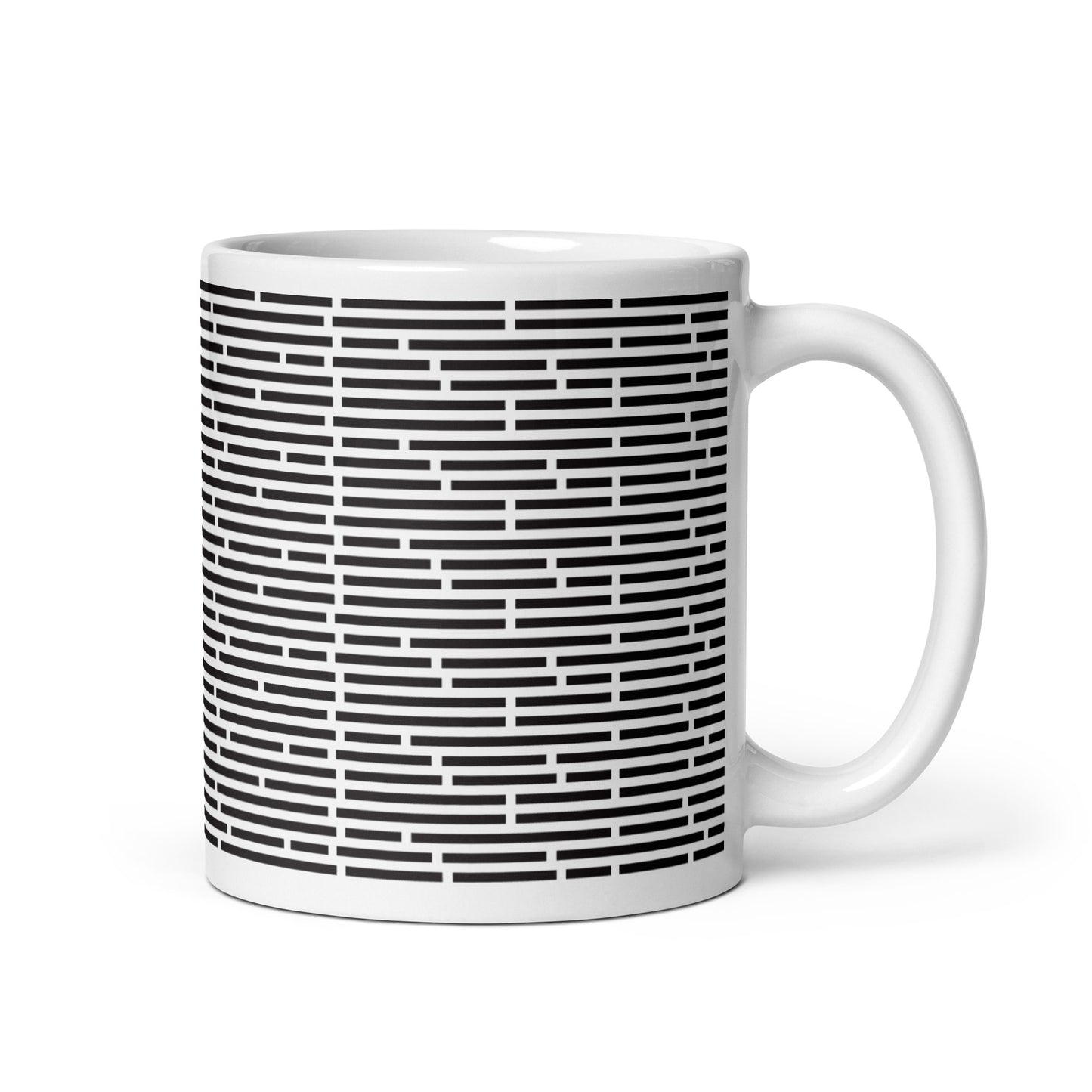 Axiom Dash ceramic coffee mug - 11 oz - handle on right