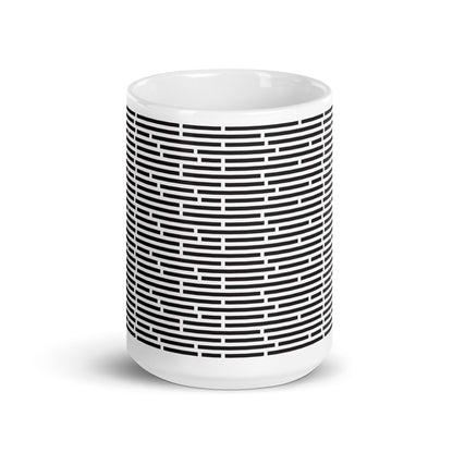 Axiom Dash ceramic coffee mug - 15 oz - front view