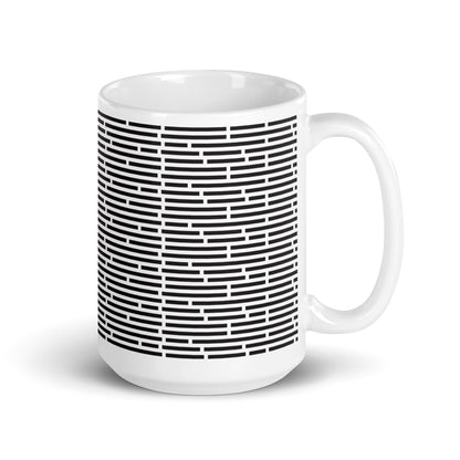 Axiom Dash ceramic coffee mug - 15 oz - handle on right