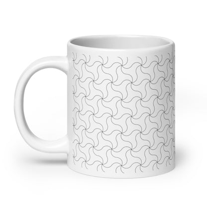 Axiom Eddy ceramic coffee mug - 20 oz - handle on left