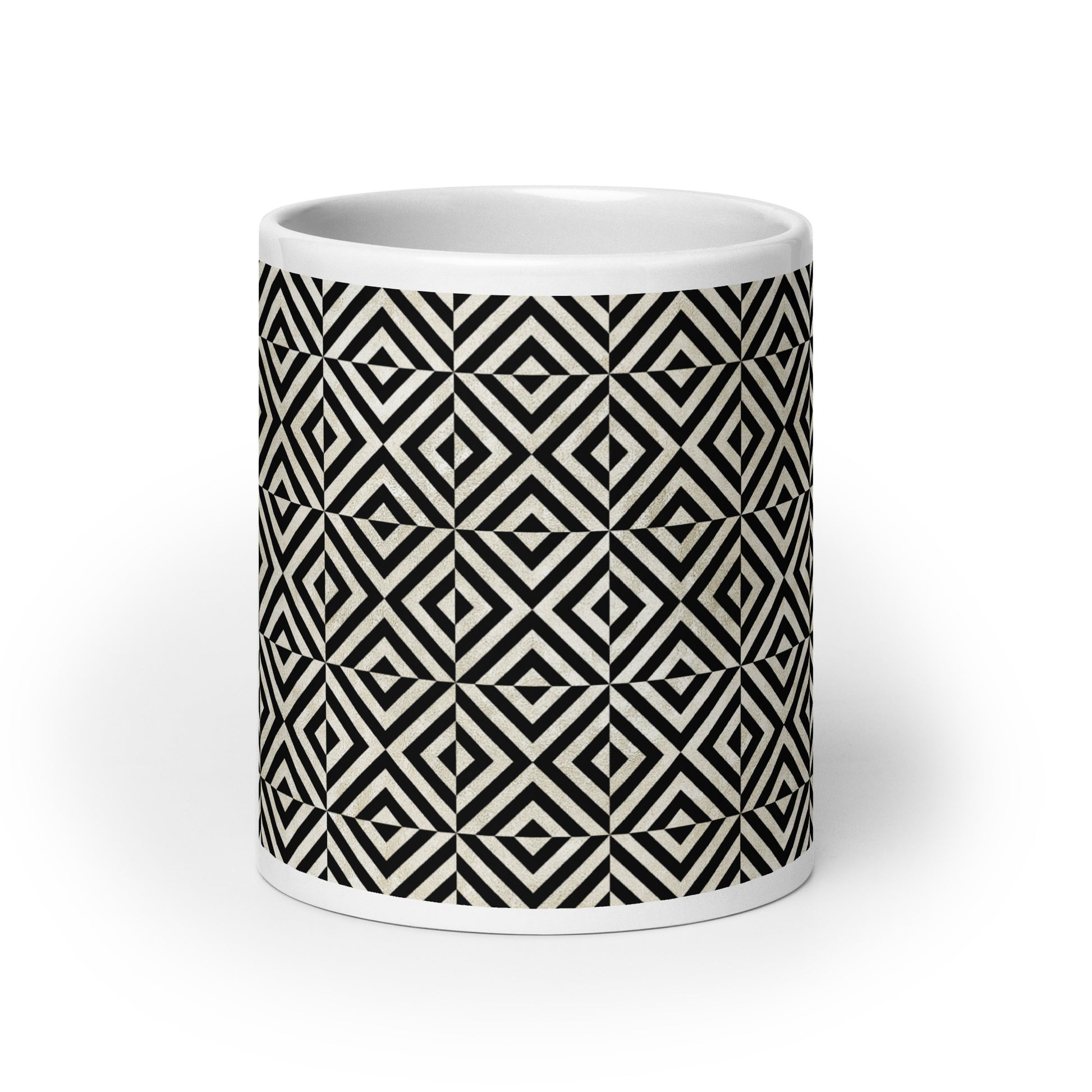Axiom Facet ceramic coffee mug - 20 oz - front view