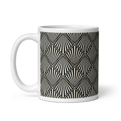Axiom Fan ceramic coffee mug - 11 oz - handle on left