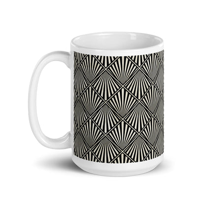 Axiom Fan ceramic coffee mug - 15 oz - handle on left