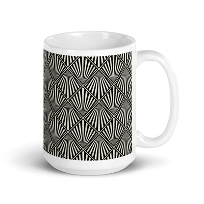 Axiom Fan ceramic coffee mug - 15 oz - handle on right
