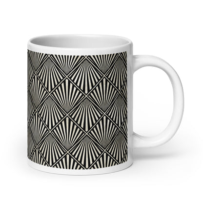 Axiom Fan ceramic coffee mug - 20 oz - handle on right