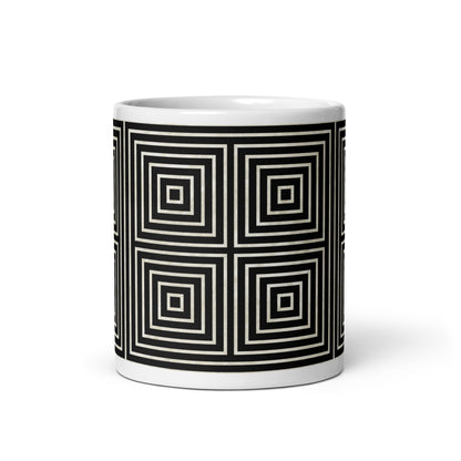 Axiom Frame ceramic coffee mug - 11 oz - front view