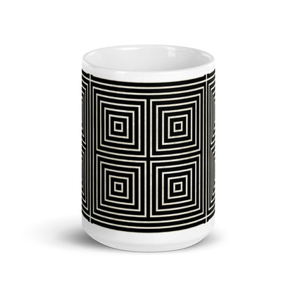 Axiom Frame ceramic coffee mug - 15 oz - front view