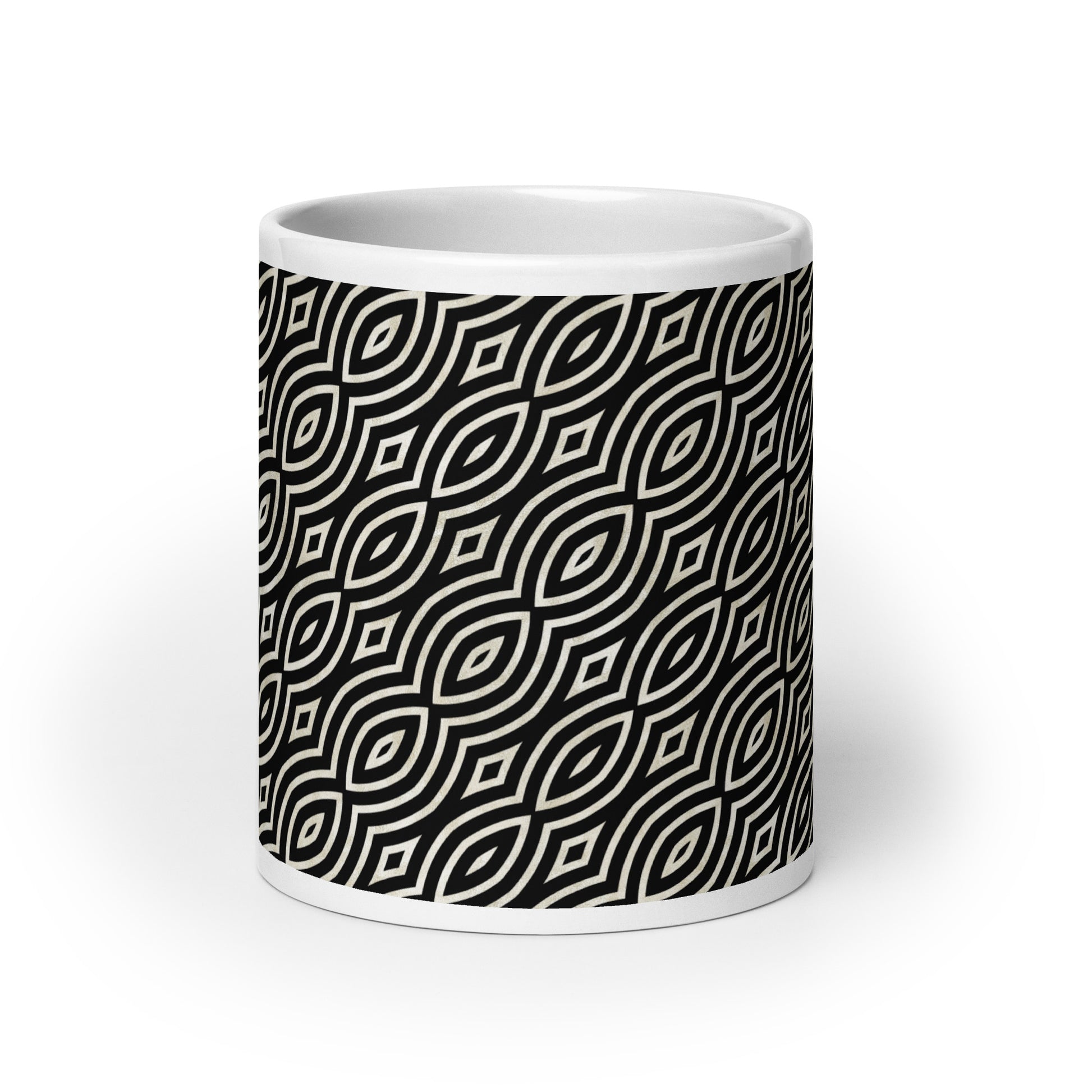 Axiom Iris ceramic coffee mug - 20 oz - front view