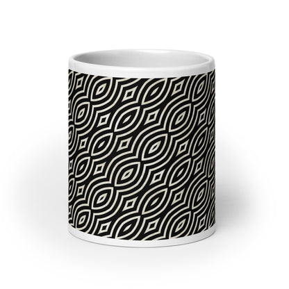 Axiom Iris ceramic coffee mug - 20 oz - front view