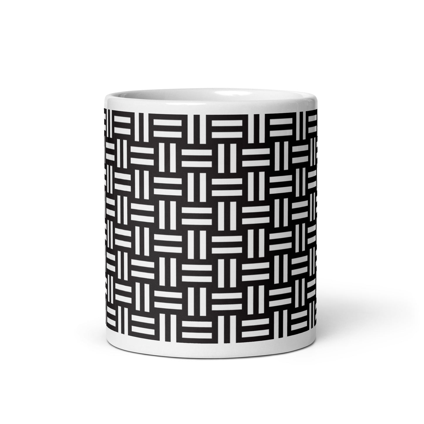 Axiom Loom ceramic coffee mug - 11 oz - front view