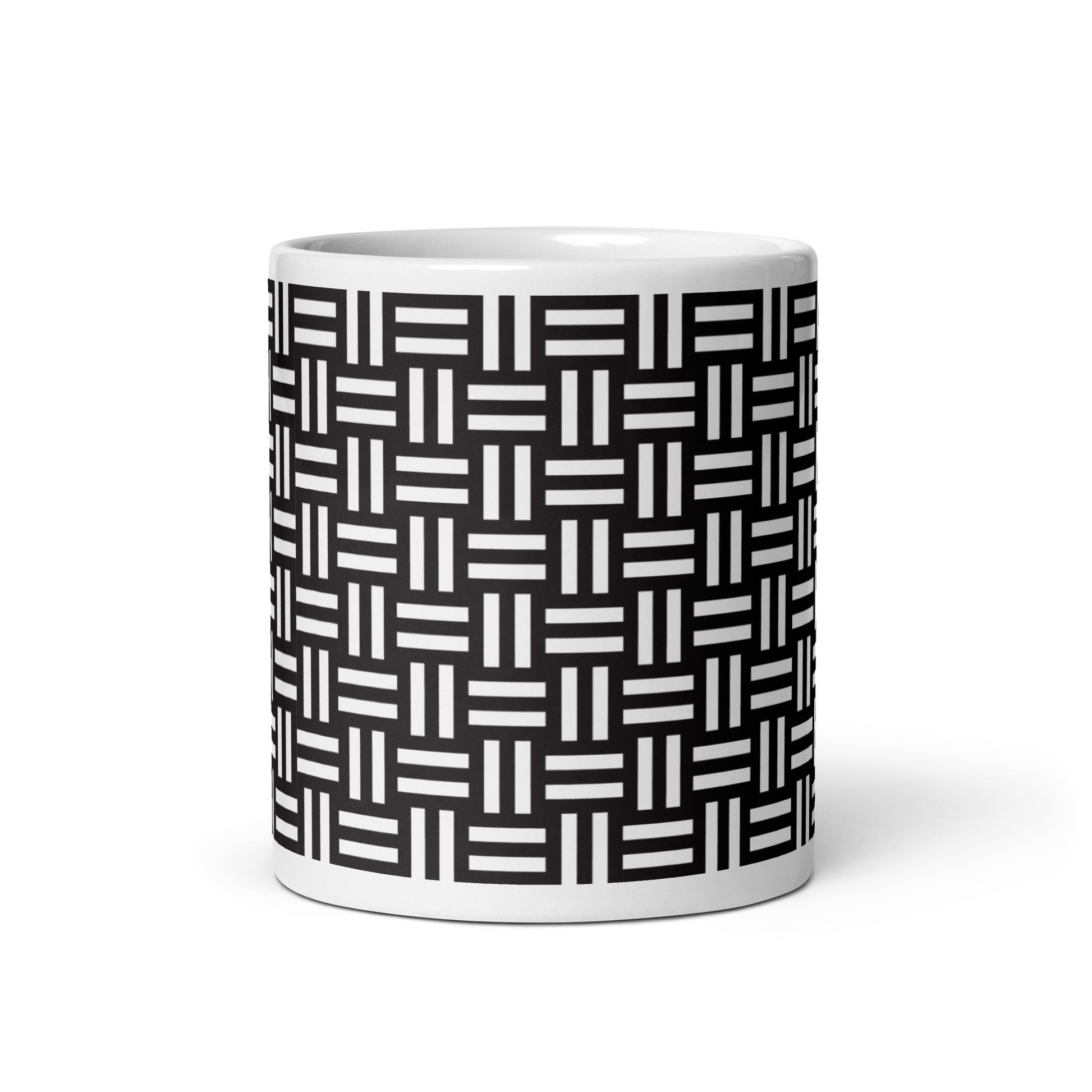 Axiom Loom ceramic coffee mug - 11 oz - front view