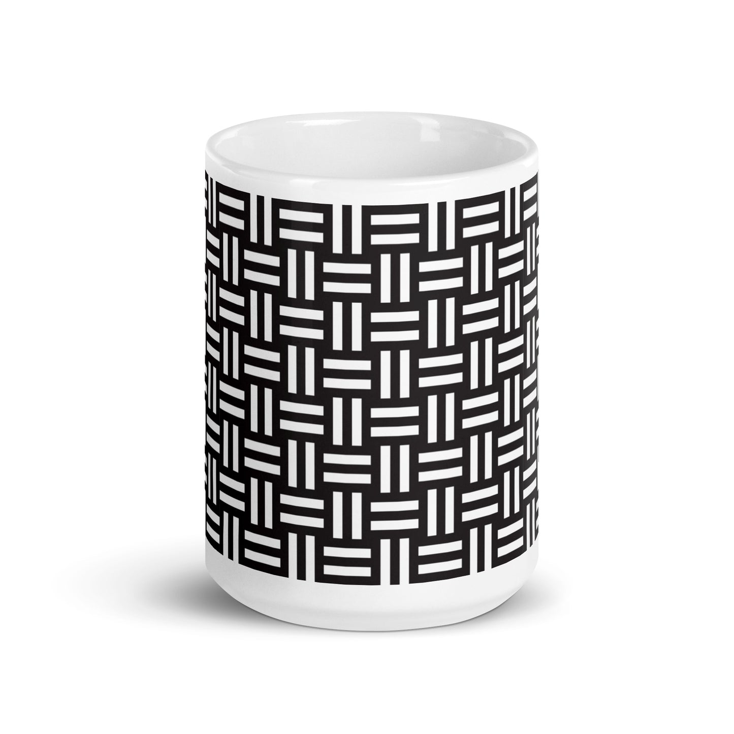 Axiom Loom ceramic coffee mug - 15 oz - front view