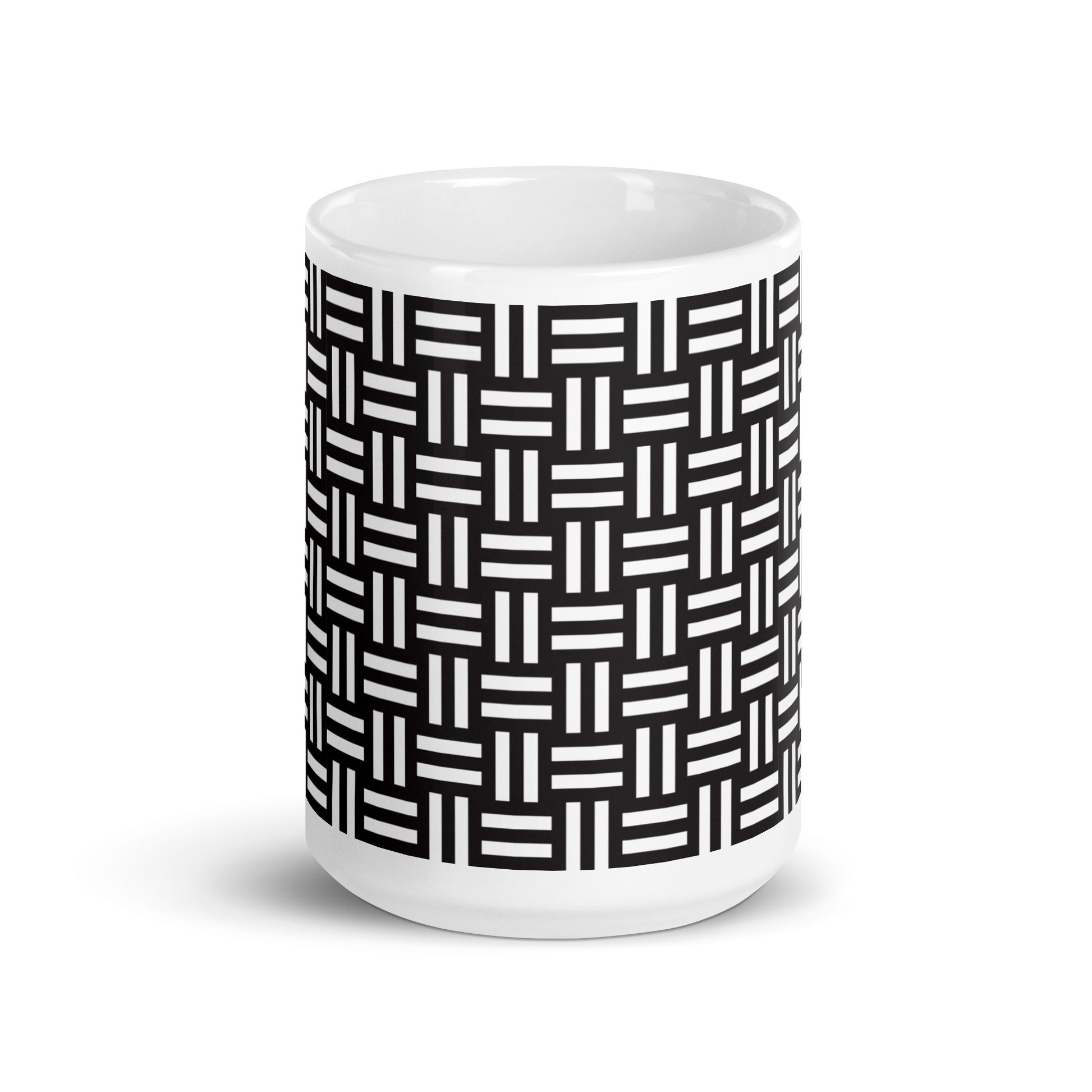 Axiom Loom ceramic coffee mug - 15 oz - front view