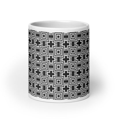 Axiom Nest ceramic coffee mug - 20 oz - front view