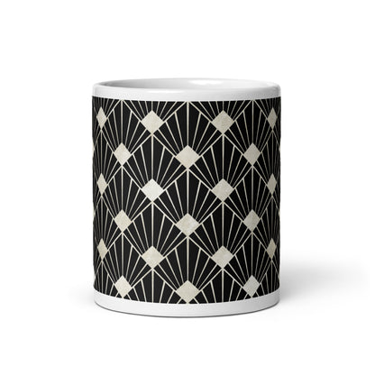 Axiom Palm ceramic coffee mug - 11 oz - front view