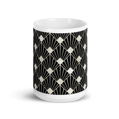 Axiom Palm ceramic coffee mug - 15 oz - front view