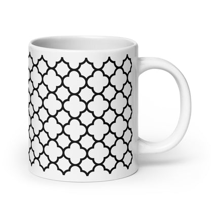 Axiom Petal ceramic coffee mug - 20 oz - handle on right