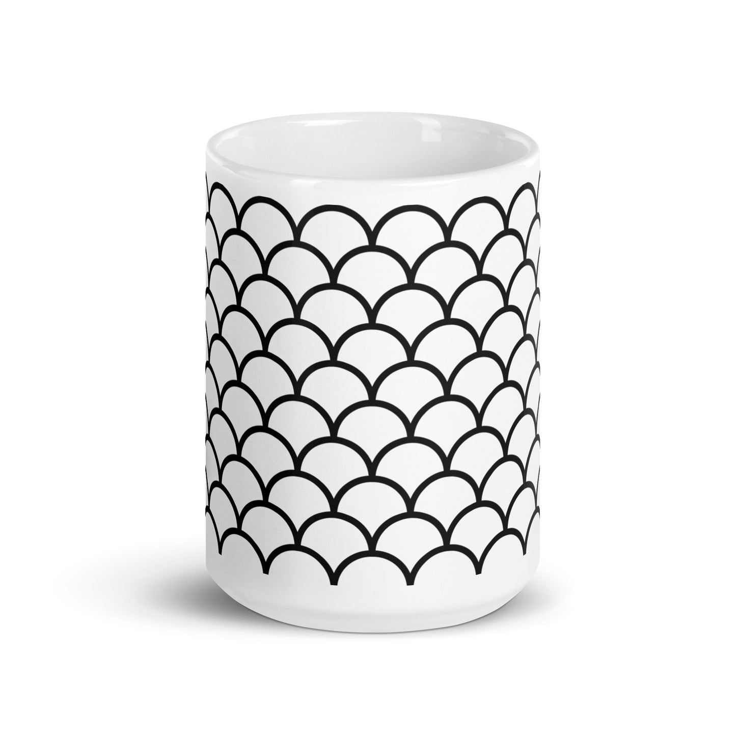 Axiom Scale ceramic coffee mug - 15 oz - front view