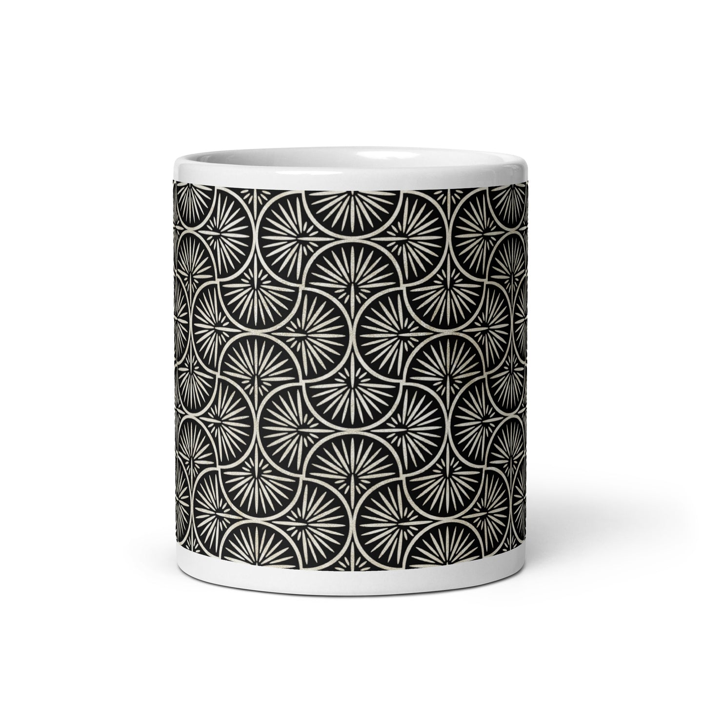Axiom Spoke ceramic coffee mug - 11 oz - front view