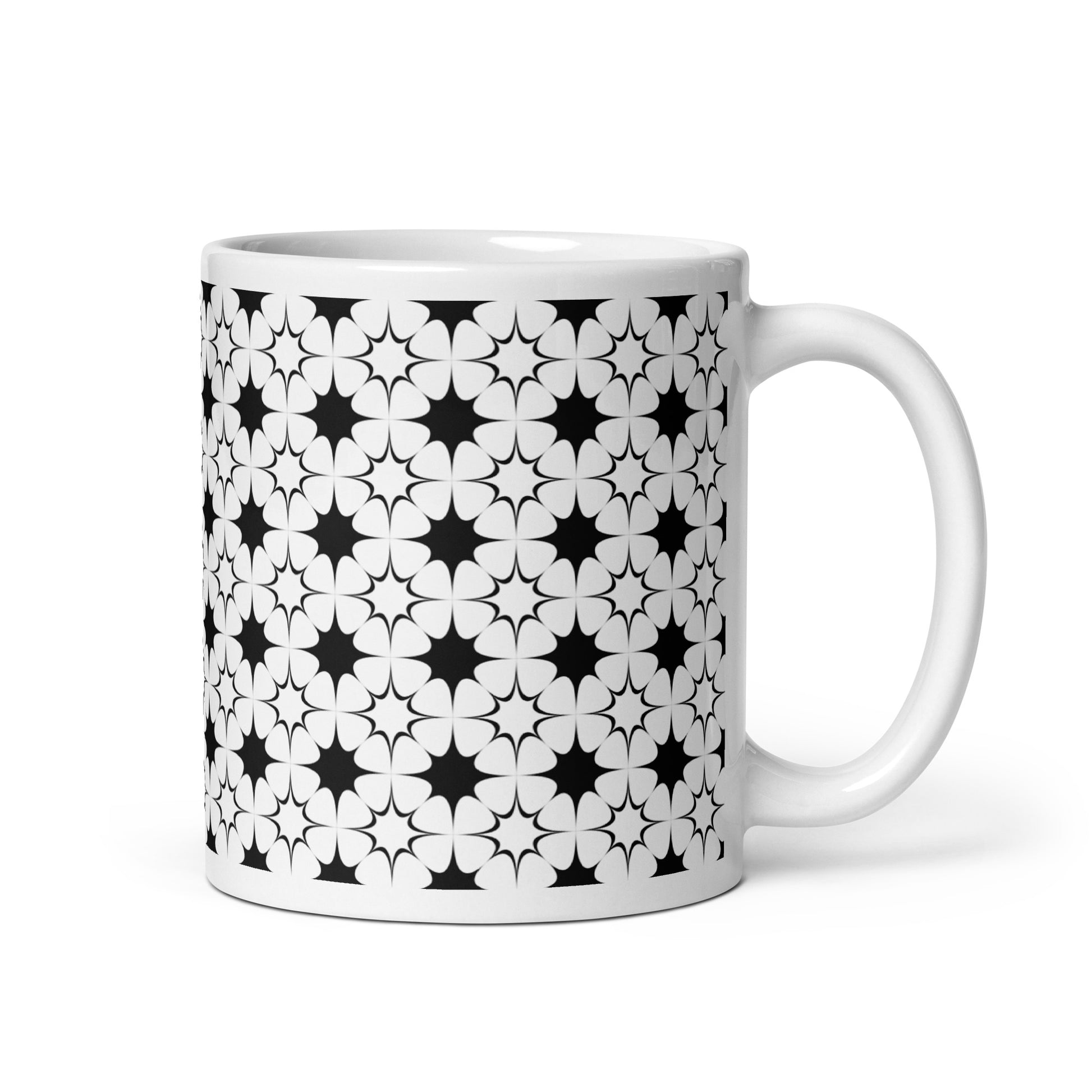 Axiom Star ceramic coffee mug - 11 oz - handle on right