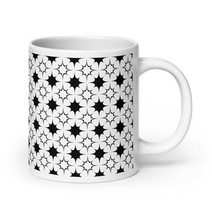 Axiom Star ceramic coffee mug - 20 oz - handle on right