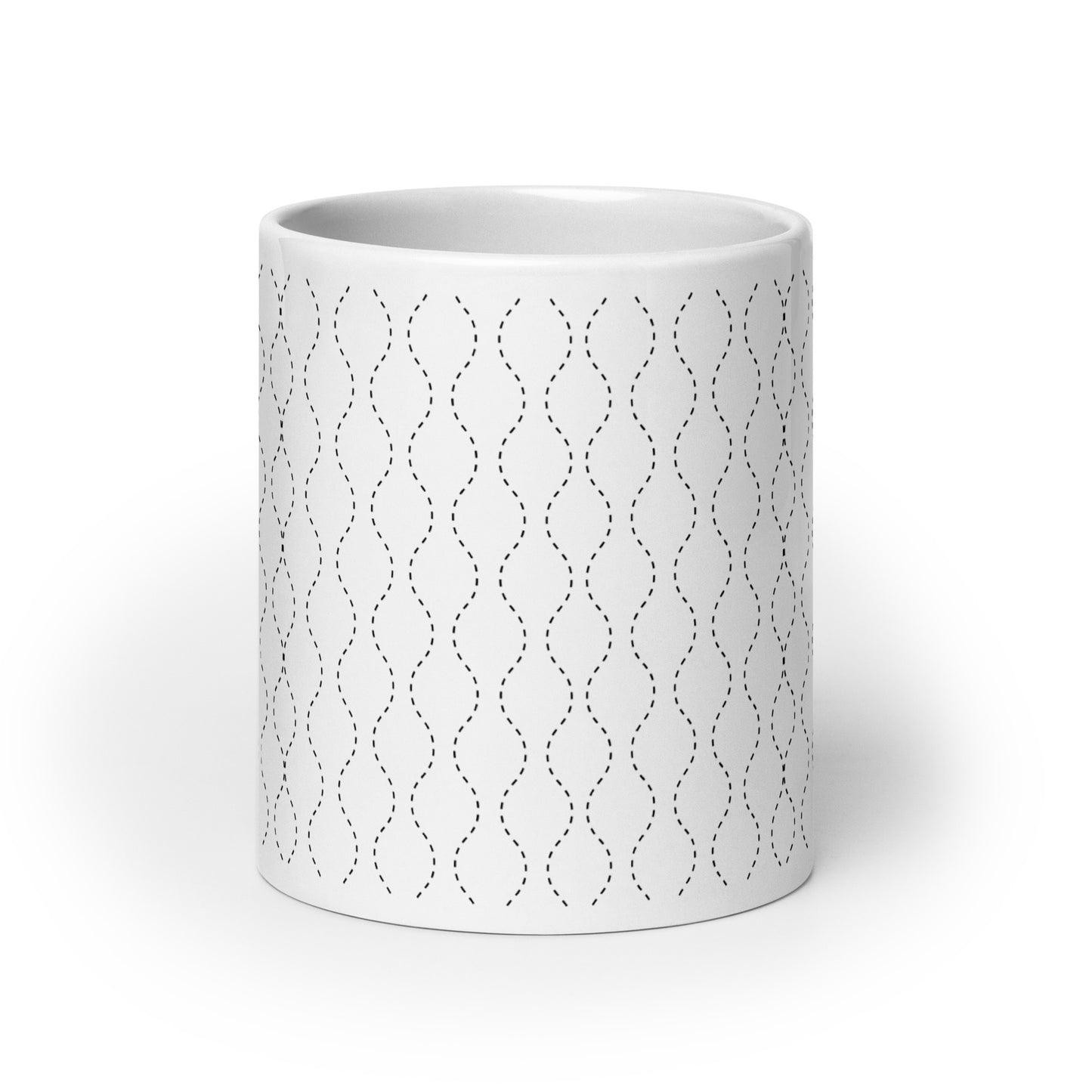 Axiom Thread ceramic coffee mug - 20 oz - front view