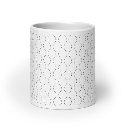 Axiom Thread ceramic coffee mug - 20 oz - front view